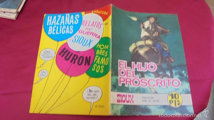 Tebeos: SIOUX. N&ordm;  120. EL HIJO DEL PROSCRITO. EDICIONES TORAY. - Foto 1