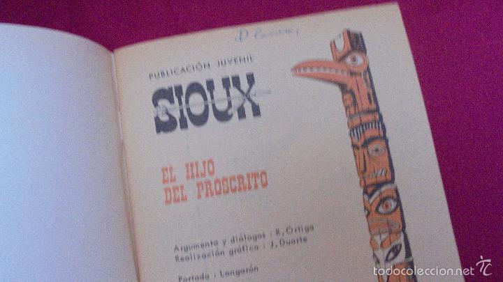 Tebeos: SIOUX. N&ordm;  120. EL HIJO DEL PROSCRITO. EDICIONES TORAY. - Foto 2
