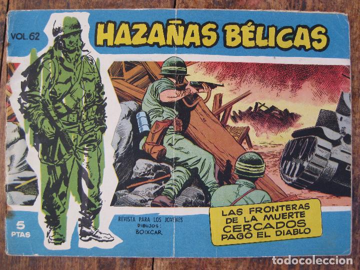 Tebeos: HAZA&Ntilde;AS BELICAS - SERIE AZUL - N&ordm;62 - Foto 1