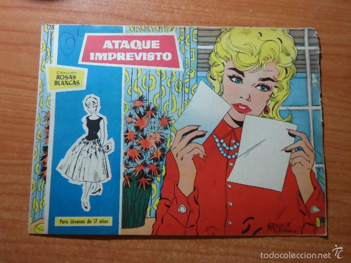 Tebeos: ROSAS BLANCAS N&ordm; 128  EDICIONES TORAY  A&Ntilde;O 1958 - Foto 1