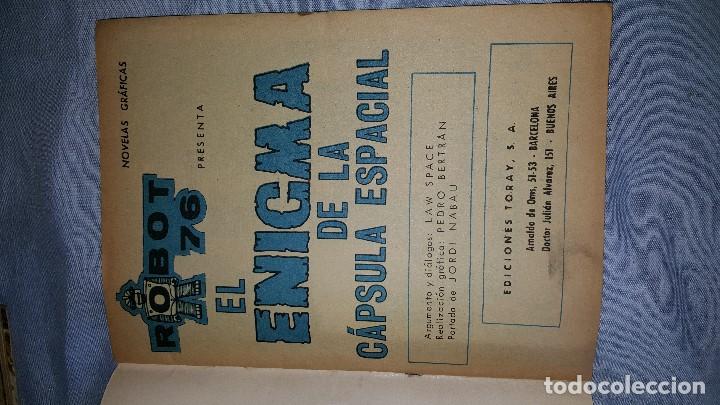 Tebeos: ROBOT 76  --- EL ENIGMA DE LA CAPSULA ESPACIAL  -- N&ordm; 10 - Foto 2