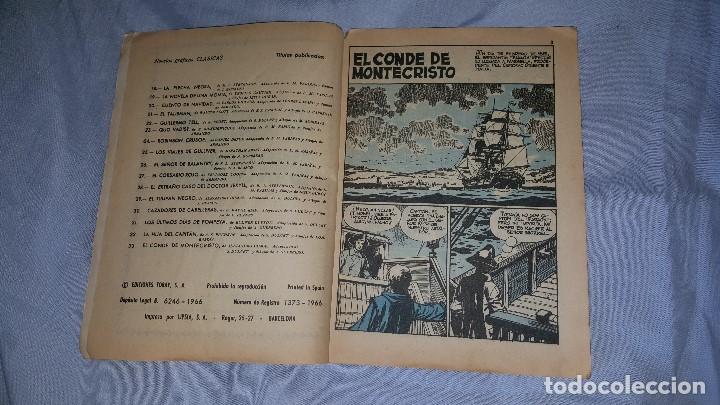 Tebeos: EL CONDE MONTECRISTO - N&ordm; 33   1966 - Foto 3