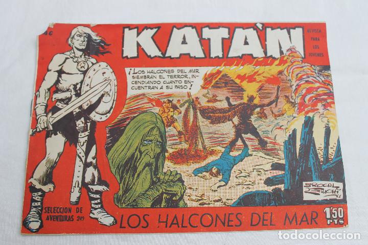 Tebeos: COMIC KATAN N&ordm; 46, TORAY, 1958, LOS HALCONES DEL MAR - Foto 1