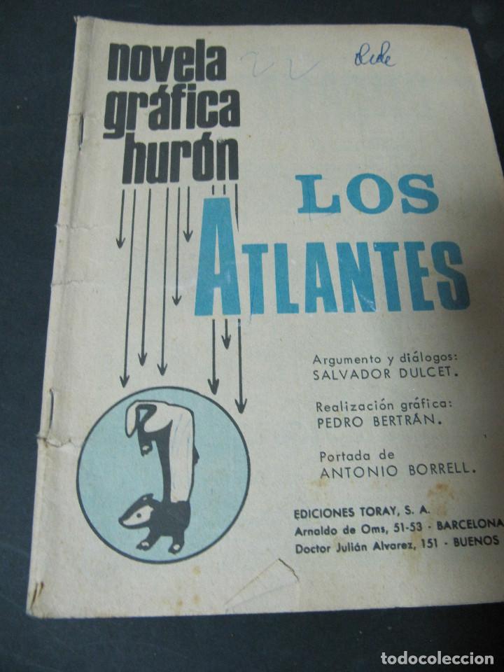 Tebeos: COMIC LOS ATLANTES TORAY NOVELA GRAFICA HURON - Foto 2