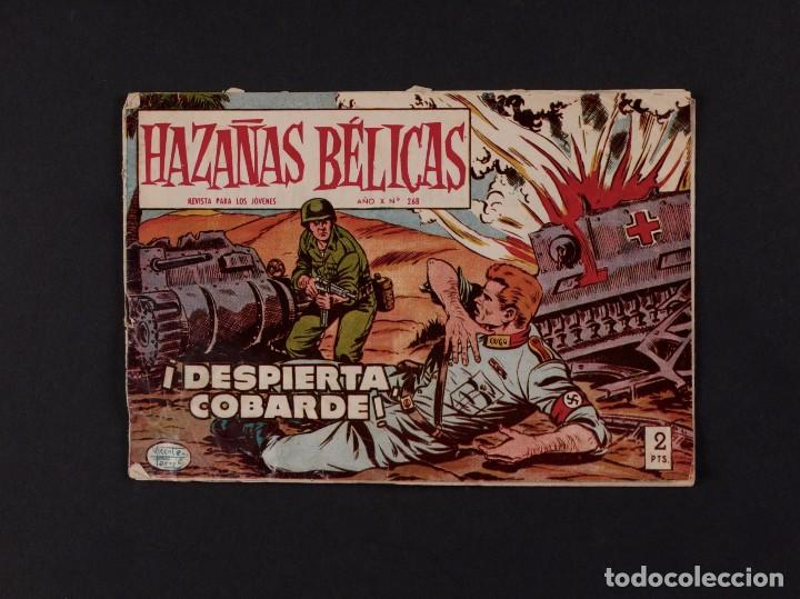 Tebeos: HAZA&Ntilde;AS BELICAS, EJEMPLAR N&ordm; 268, A&Ntilde;O X - Foto 1