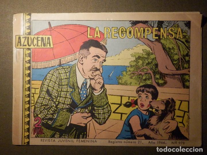 Tebeos: TEBEO - COMIC - AZUCENA - La Recompensa - N&ordm; 978 - 1966 - Ediciones TORAY - Foto 1