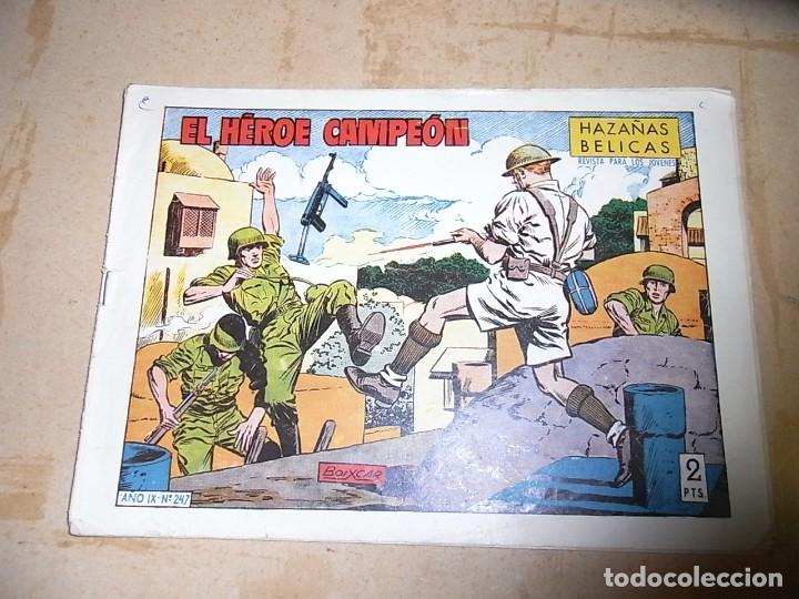 Tebeos: Haza&ntilde;as Belicas Boixcar, El heroe campeon - Foto 1