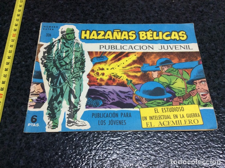 Tebeos: HAZA&Ntilde;AS B&Eacute;LICAS N&ordm; 326 ( ORIGINAL ) - Foto 1