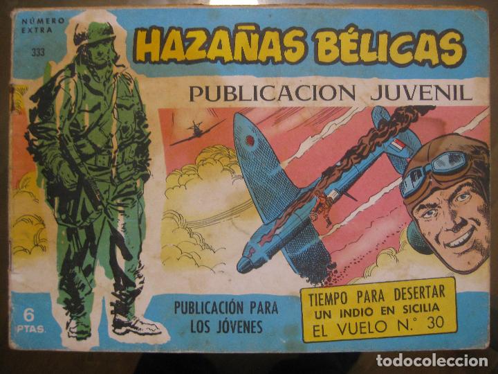 Tebeos: HAZA&Ntilde;AS BELICAS - SERIE AZUL - N&ordm;333 - Foto 1