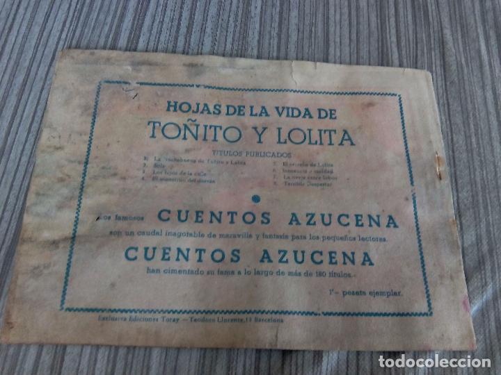 Tebeos: HOJAS DE LA VIDA DE TO&Ntilde;ITO Y LOLITA. 8  TORAY - Foto 2