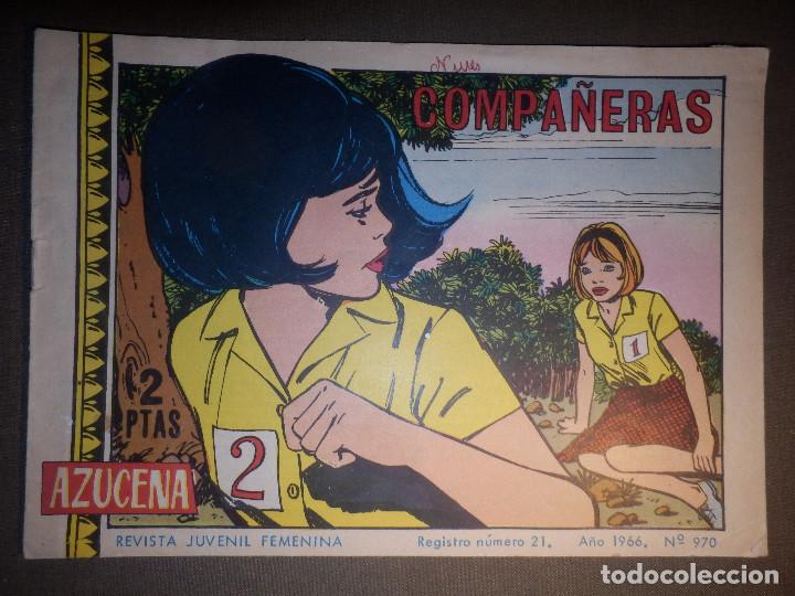 Tebeos: TEBEO - COMIC - AZUCENA - COMPA&Ntilde;ERAS - N&ordm; 970 - 1966 - EDICIONES TORAY - Foto 1