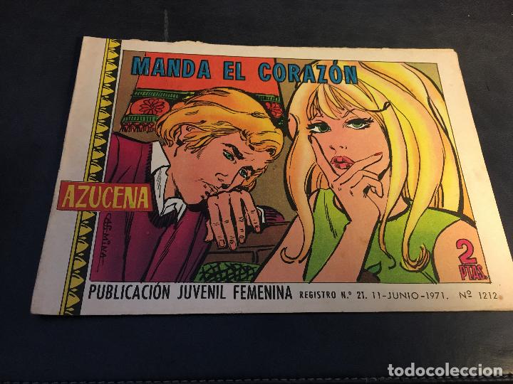 Tebeos: AZUCENA N&ordm; 1212 MANDA EL CORAZON (TORAY) (COB5) - Foto 1