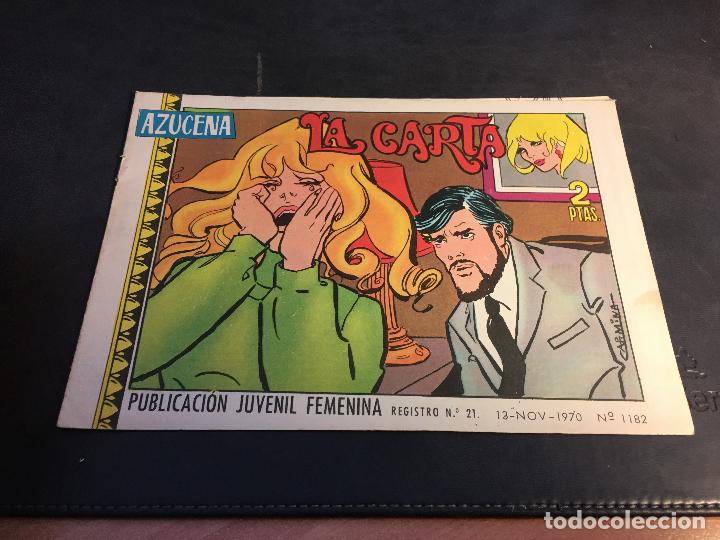 Tebeos: AZUCENA N&ordm; 1182 LA CARTA (TORAY) (COB5) - Foto 1