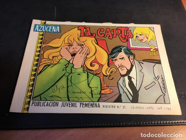 Tebeos: AZUCENA N&ordm; 1182 LA CARTA (TORAY) (COB5) - Foto 1
