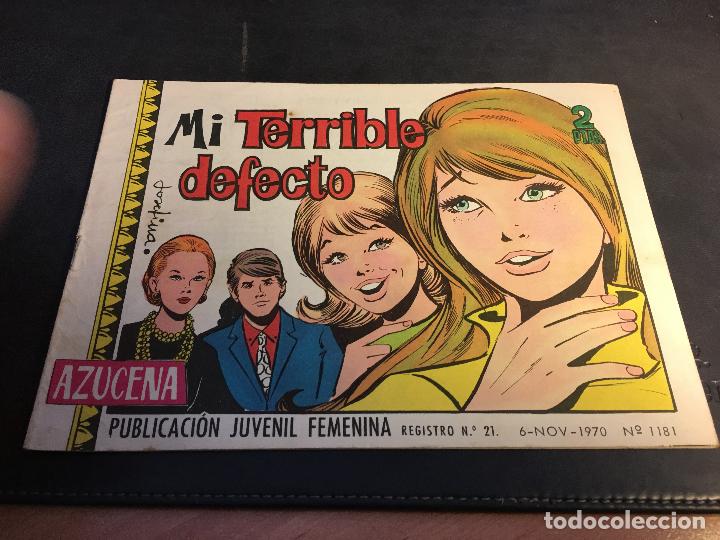 Tebeos: AZUCENA N&ordm; 1181 MI TERRIBLE DEFECTO (TORAY) (COB5) - Foto 1