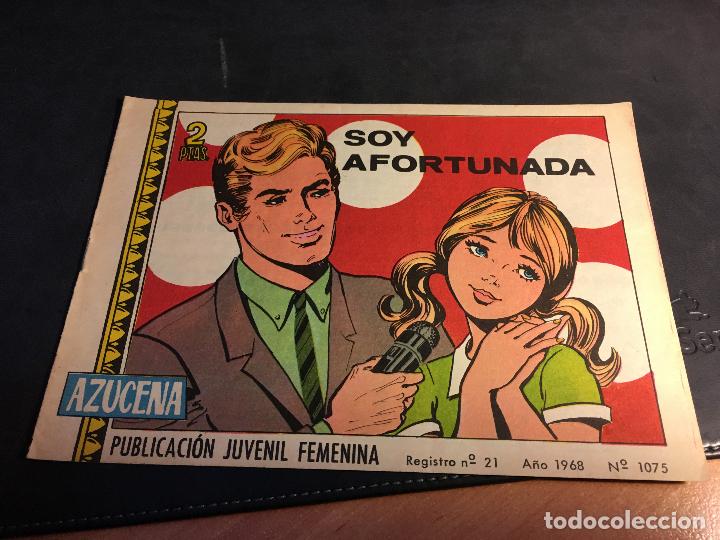 Tebeos: AZUCENA n&ordm; 1075 SOY AFORTUNADA (TORAY) (COB5) - Foto 1