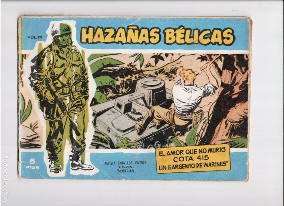 Tebeos: HAZA&Ntilde;AS B&Eacute;LICAS N&ordm; 77 - Foto 1