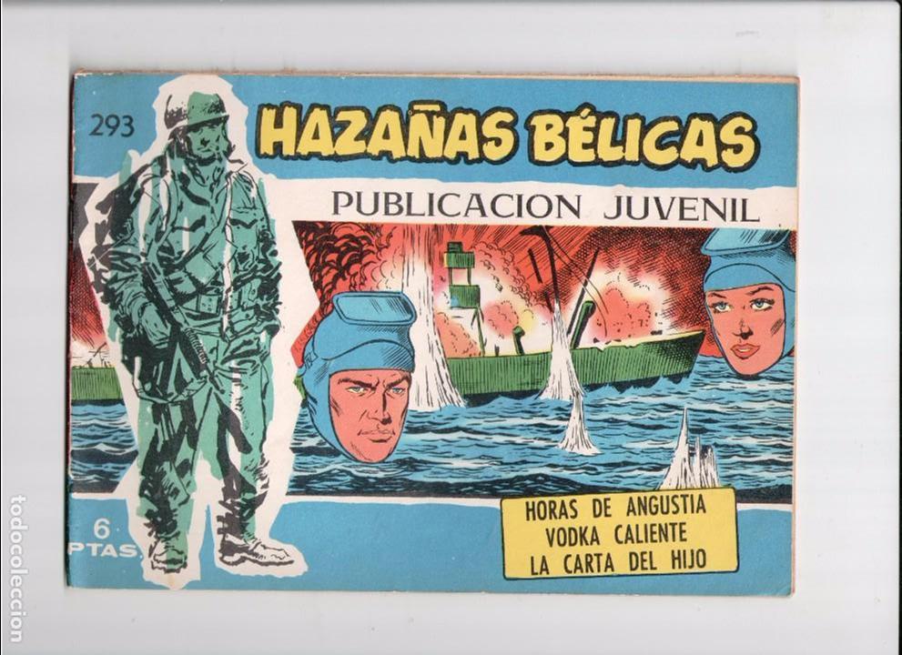 Tebeos: HAZA&Ntilde;AS B&Eacute;LICAS N&ordm; 293 - Foto 1