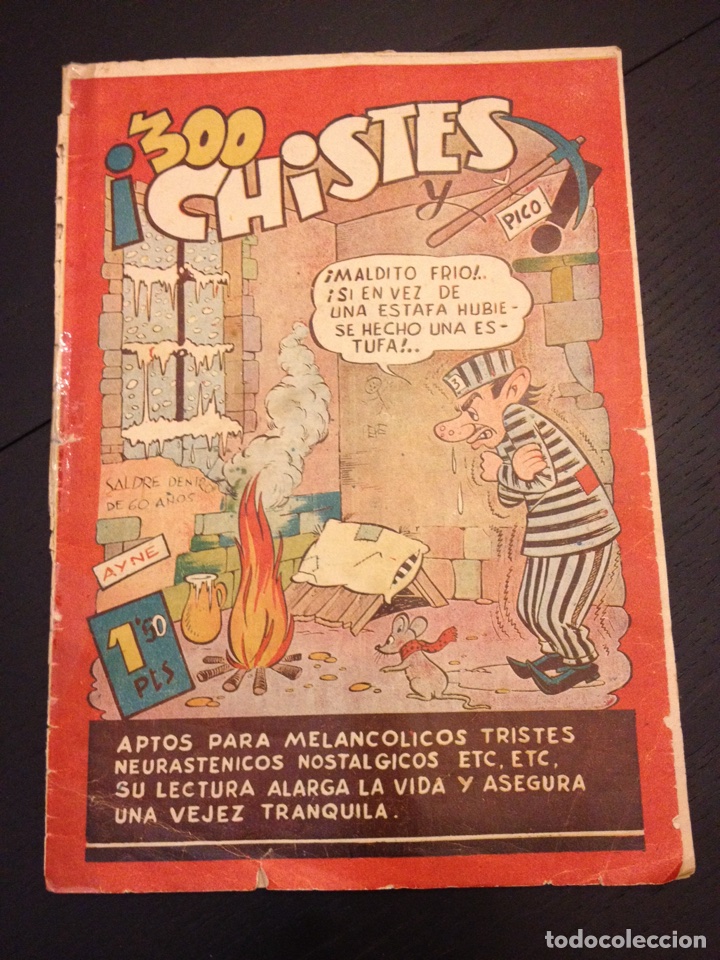 Tebeos: 300 chistes y pico. Ediciones Toray. 1949. Raro - Foto 1