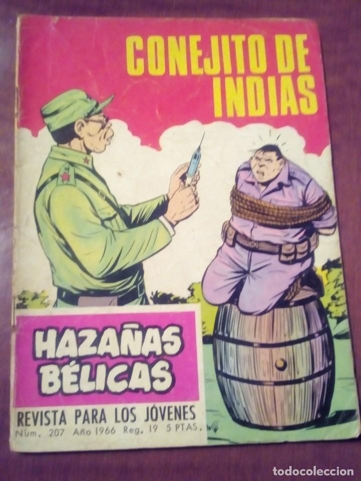 Tebeos: HAZA&Ntilde;AS BELICAS N 207 A&Ntilde;O 1966 - Foto 1