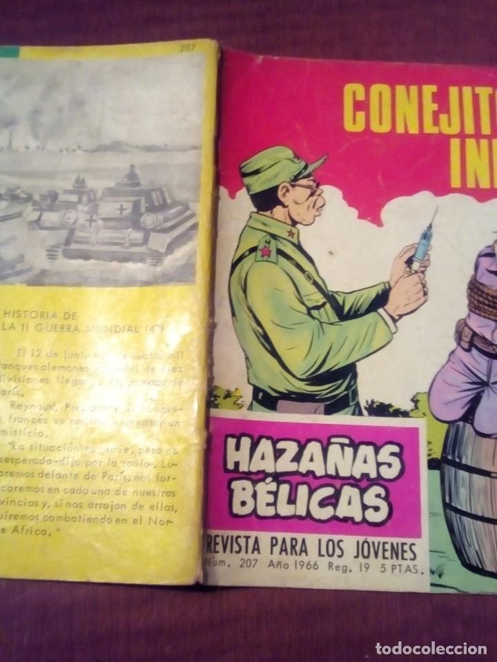 Tebeos: HAZA&Ntilde;AS BELICAS N 207 A&Ntilde;O 1966 - Foto 3