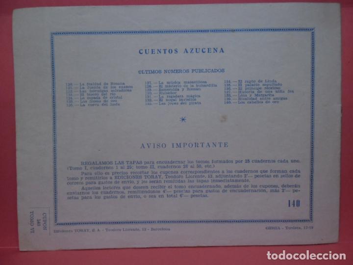 Tebeos: coleccion azucena - toray - n&ordm;140 - - Foto 2