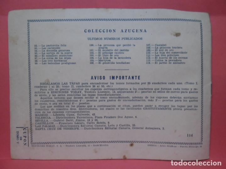 Tebeos: coleccion azucena - toray - n&ordm;114 - - Foto 2