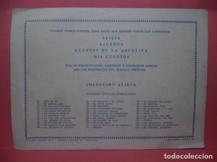 Tebeos: coleccion alicia - toray - n&ordm; 104 - Foto 2