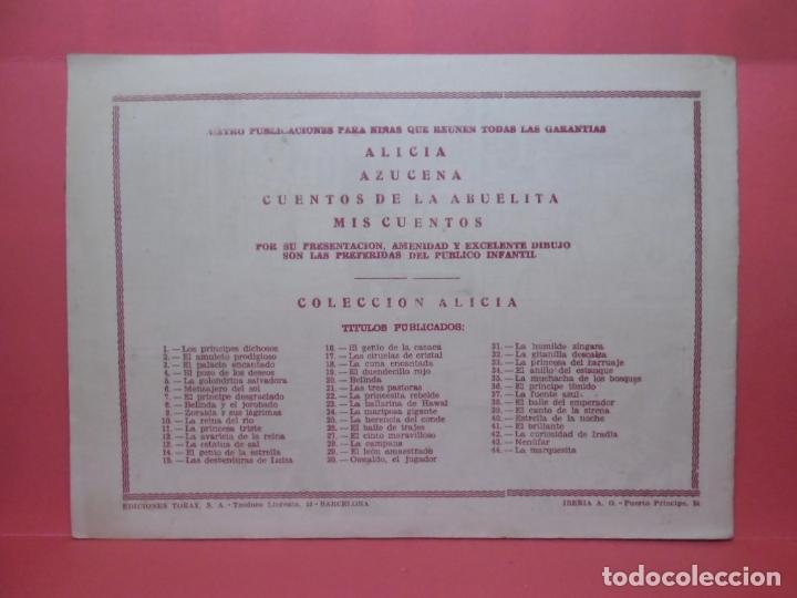 Tebeos: coleccion alicia - toray - n&ordm; 44 - Foto 2