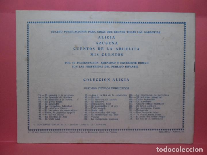 Tebeos: coleccion alicia - toray - n&ordm; 114 - Foto 2