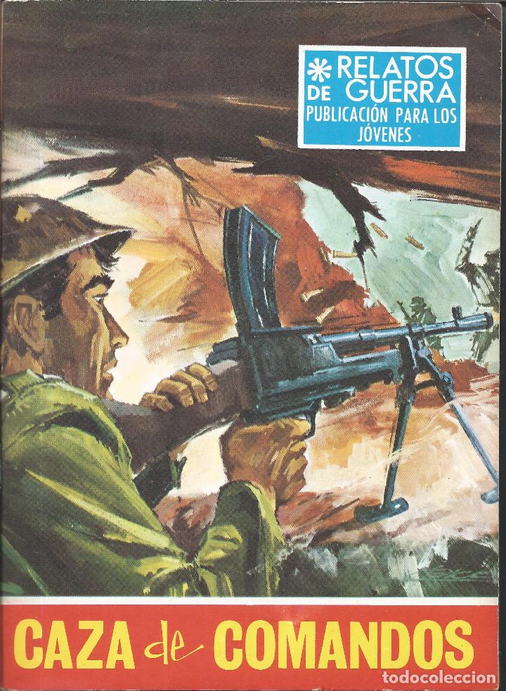 Tebeos: 9231- COMIC RELATOS DE GUERRA N&ordm; 162- CAZA DE COMANDOS - Foto 1