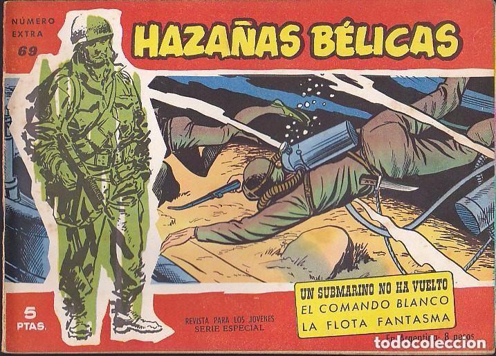 Tebeos: HAZA&Ntilde;AS BELICAS NUMERO EXTRA 69 CUBIERTA ROJA - Foto 1