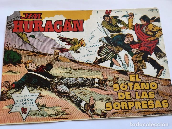 Tebeos: LOT110 COMIC ORIGINAL JIM HURACAN N.&ordm; 6 - Foto 1