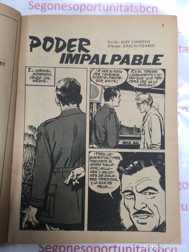 Tebeos: PODER IMPALPABLE n&uacute;mero 6 editorial TORAY de 1965 - Foto 4