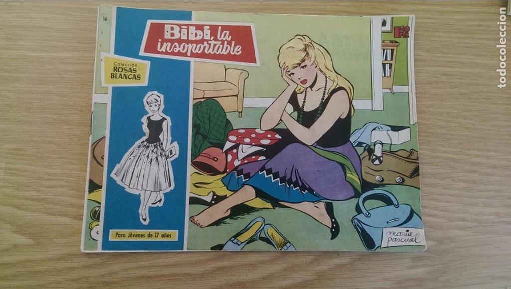 Tebeos: TEBEO COLECCI&Oacute;N ROSAS BLANCAS N&ordm; 16 &laquo;BIB&Iacute;, LA INSOPORTABLE&raquo; - Foto 1