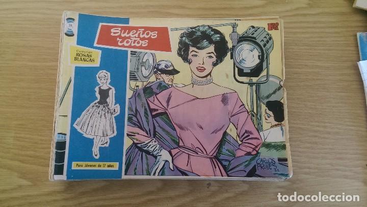 Tebeos: TEBEO COLECCI&Oacute;N ROSAS BLANCAS N&ordm; 29 &laquo;SUE&Ntilde;OS ROTOS&raquo; - Foto 1