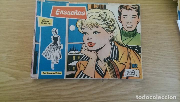 Tebeos: TEBEO COLECCI&Oacute;N ROSAS BLANCAS N&ordm; 75 &laquo;ENSUE&Ntilde;OS&raquo; - Foto 1