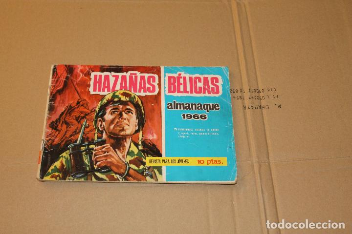 Tebeos: HAZA&Ntilde;AS B&Eacute;LICAS ALMANAQUE 1966, EDITORIAL TORAY - Foto 1