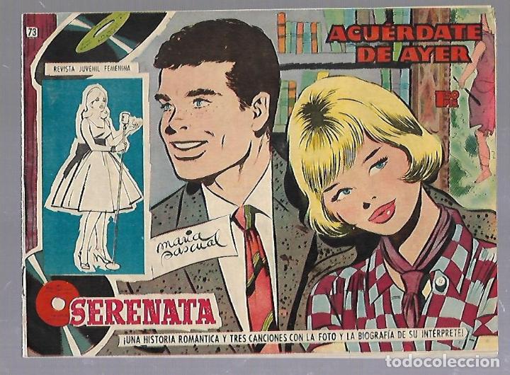 Tebeos: TEBEO SERENATA. N&ordm; 73. ACUERDATE DE AYER. EDICIONES TORAY - Foto 1