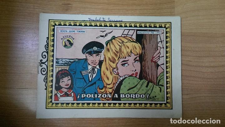 Tebeos: TEBEOS AZUCENA &laquo;POLIZ&Oacute;N A BORDO&raquo; (N&ordm; 740) - Foto 1