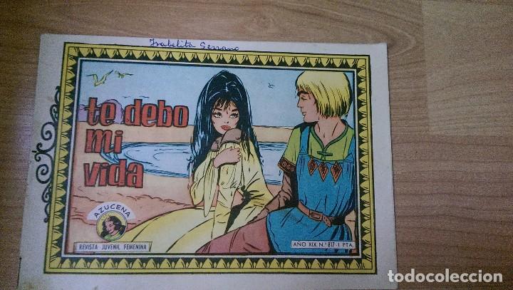 Tebeos: TEBEOS AZUCENA &laquo;TE DEBO MI VIDA&raquo; (N&ordm; 817) - Foto 1
