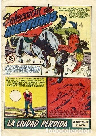 Tebeos: COMIC ORIGINAL SELECCION DE AVENTURAS SERIE OESTE N&ordm; 48 - Foto 1