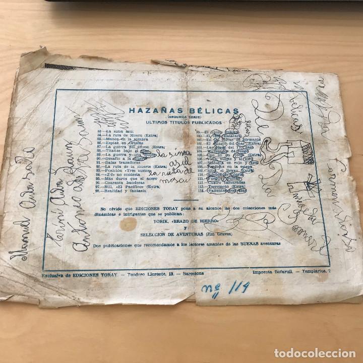 Tebeos: VALIENTES CON ALAS. HAZA&Ntilde;AS BELICAS. - Foto 2
