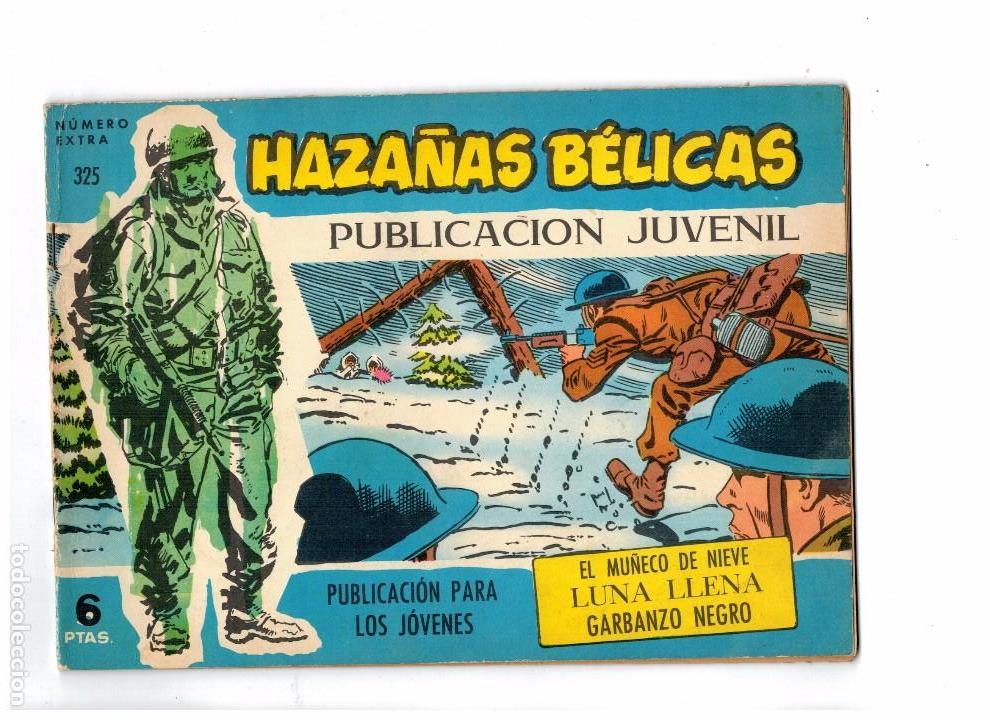 Tebeos: HAZA&Ntilde;AS B&Eacute;LICAS N&ordm; 325 -ORIGINAL- - Foto 1