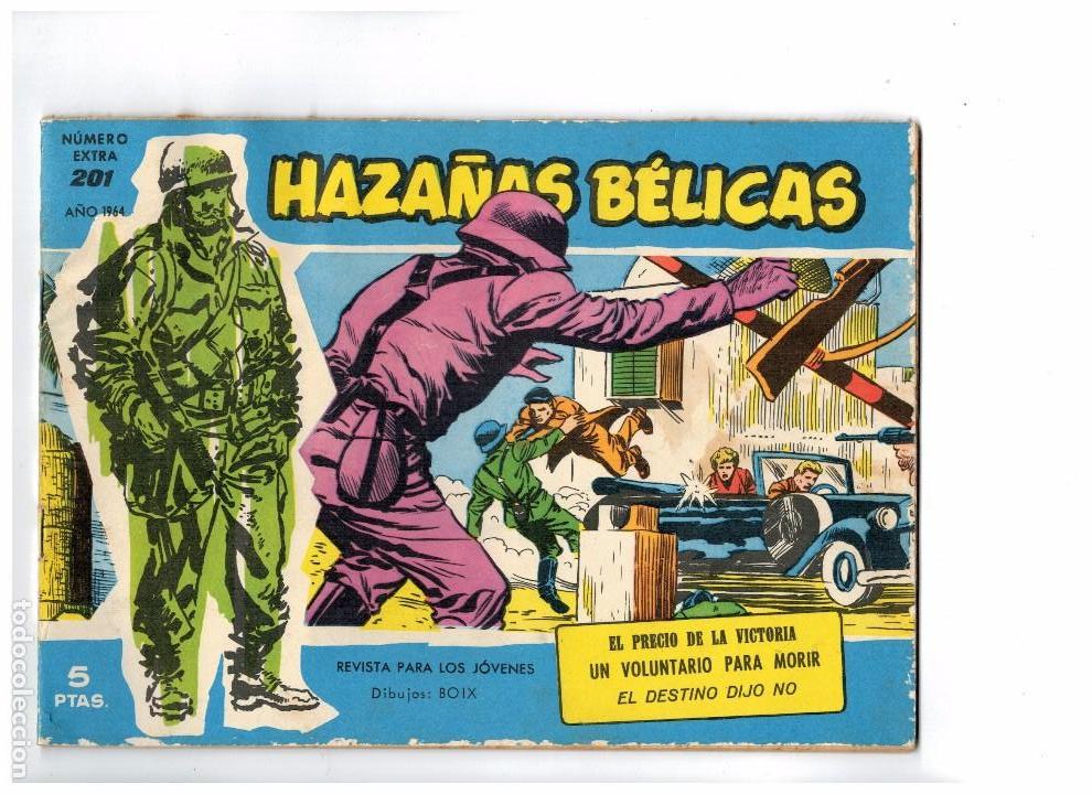 Tebeos: HAZA&Ntilde;AS B&Eacute;LICAS N&ordm; 201 - Foto 1
