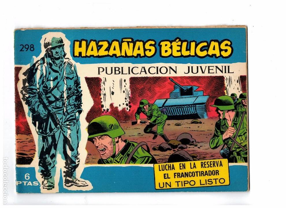 Tebeos: HAZA&Ntilde;AS B&Eacute;LICAS N&ordm; 298 - Foto 1