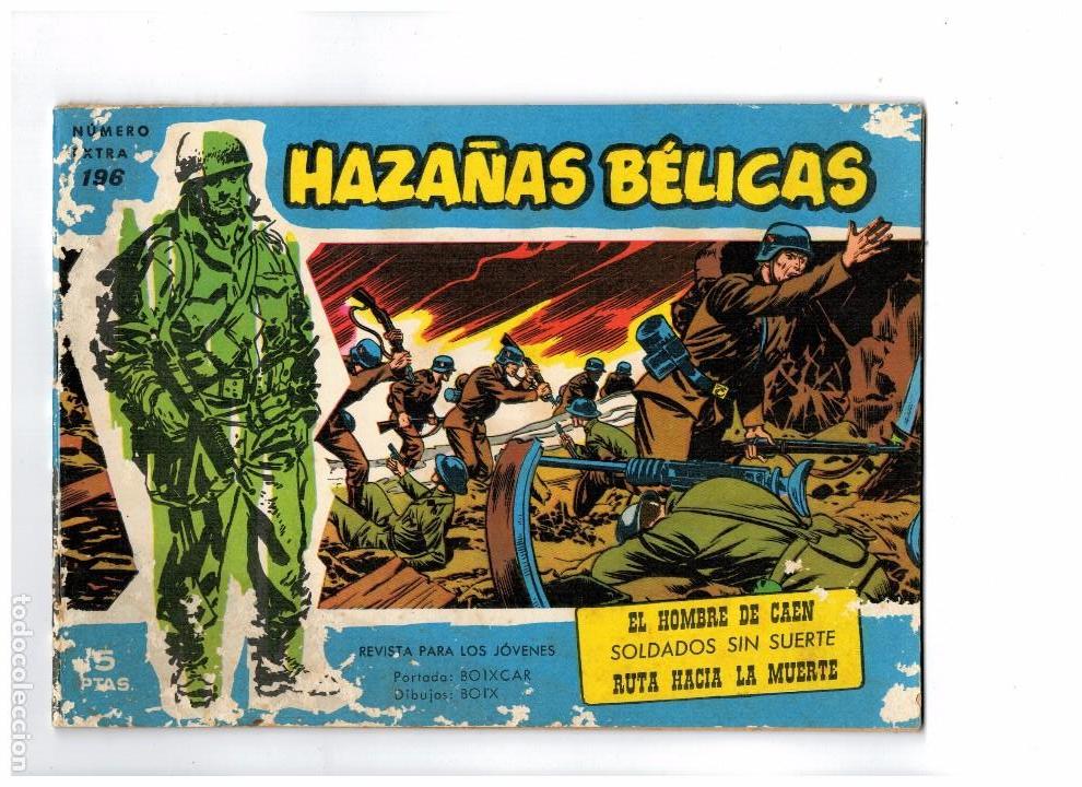 Tebeos: HAZA&Ntilde;AS B&Eacute;LICAS N&ordm; 196 - Foto 1