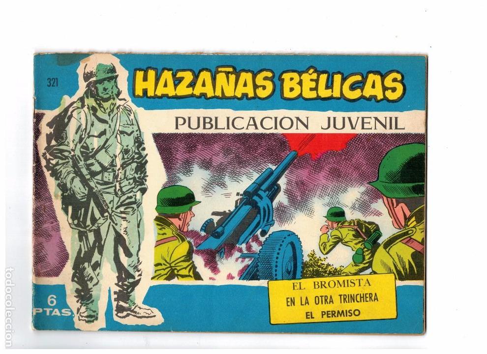 Tebeos: HAZA&Ntilde;AS B&Eacute;LICAS N&ordm; 321 - Foto 1