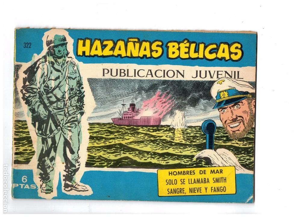 Tebeos: HAZA&Ntilde;AS B&Eacute;LICAS N&ordm; 322 - Foto 1
