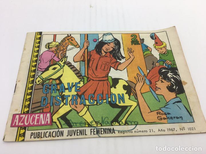 Tebeos: AZUCENA N&ordm; 1021 - A&Ntilde;O 1967 ediciones TORAY - Foto 1
